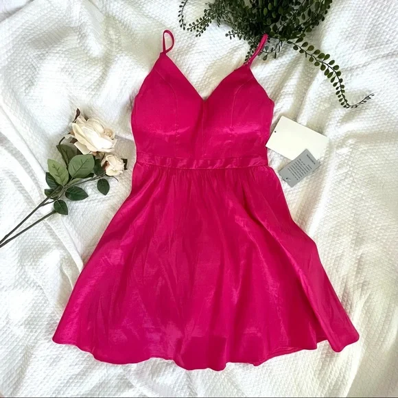 Love, Nickie Lew Dresses | Nordstrom Lnl Hot Pink Dress | Color: Pink | Size: 5j | Pinkandbows683's Closet